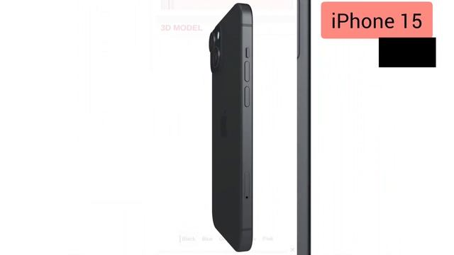 iPhone 15 3D view смотреть онлайн