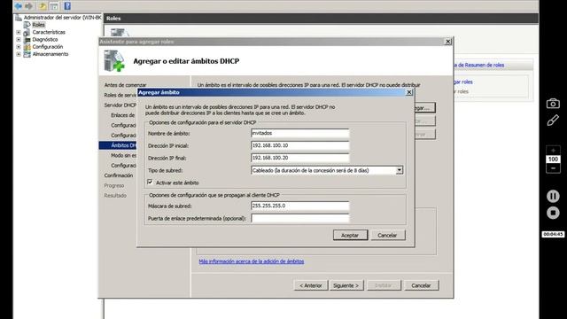 instalcion y configuración del servicio DHCP en windows server 2008 r2 смотреть онлайн