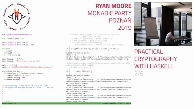 Ryan Moore - Practical Cryptography with Haskell 2/6 смотреть онлайн