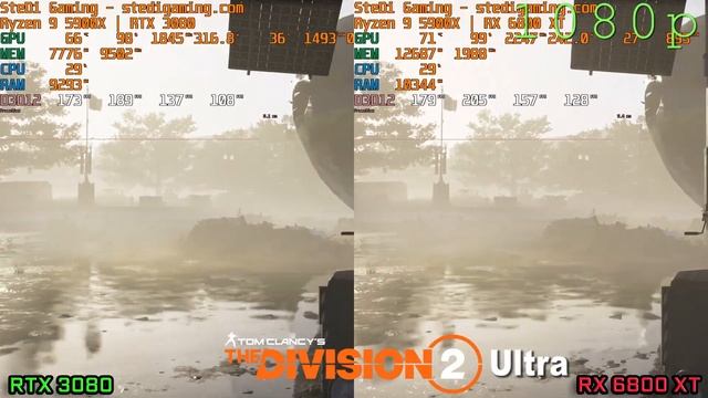 RTX 3080 vs RX 6800 XT - 1080p 1440p 4k смотреть онлайн
