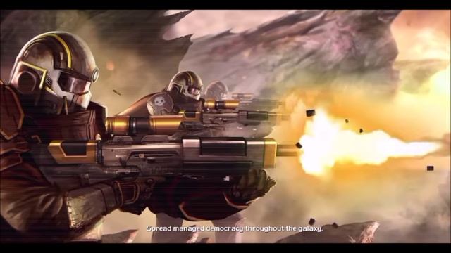 Helldivers Soundtrack - Cyborgs BGM (Difficulty 9 and higher) смотреть онлайн