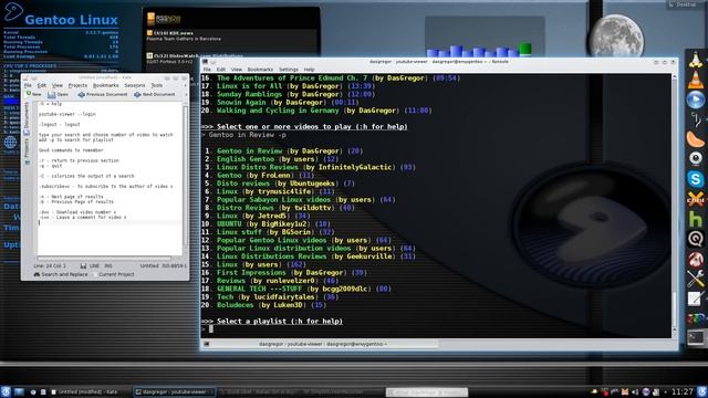 Gentoo in Review - youtube-viewer CLI client смотреть онлайн