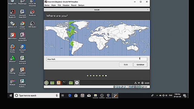 Instalasi OS Linux MINT di Virtual Box смотреть онлайн