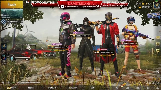 PUBG LIVE TAMIL | MAFIA-VKYT | DR VETRIKANNAN | BOT LOVER | MAFIA-TEAM IN PUBG смотреть онлайн