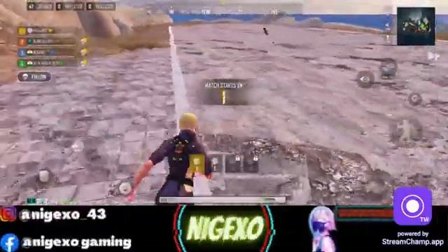 Lets try conqueror in new state mobile || Nigexo is live смотреть онлайн