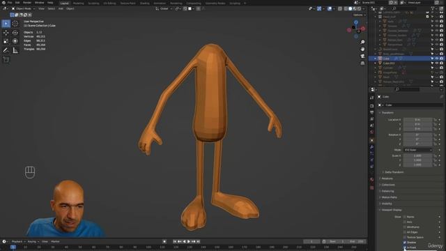 20. Finishing the retopo and refining the hands смотреть онлайн