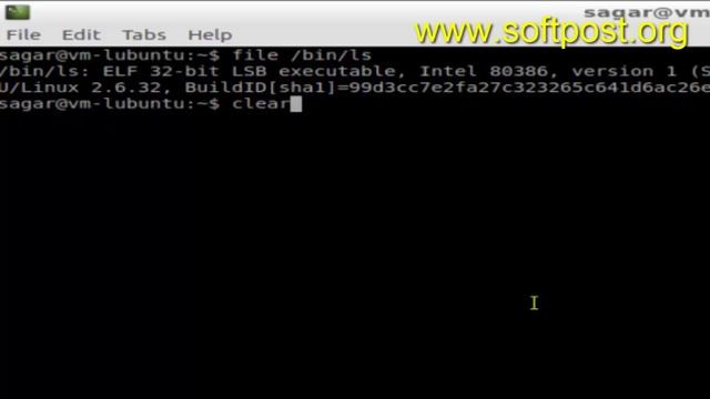 file command in Debian смотреть онлайн