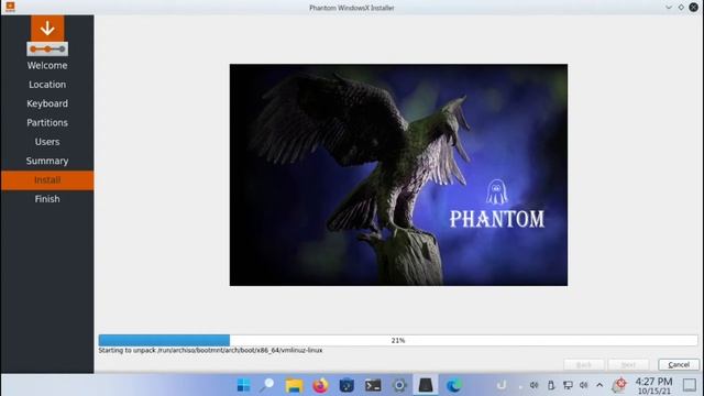 Phantom Linux - WindowsX Installation Guide смотреть онлайн