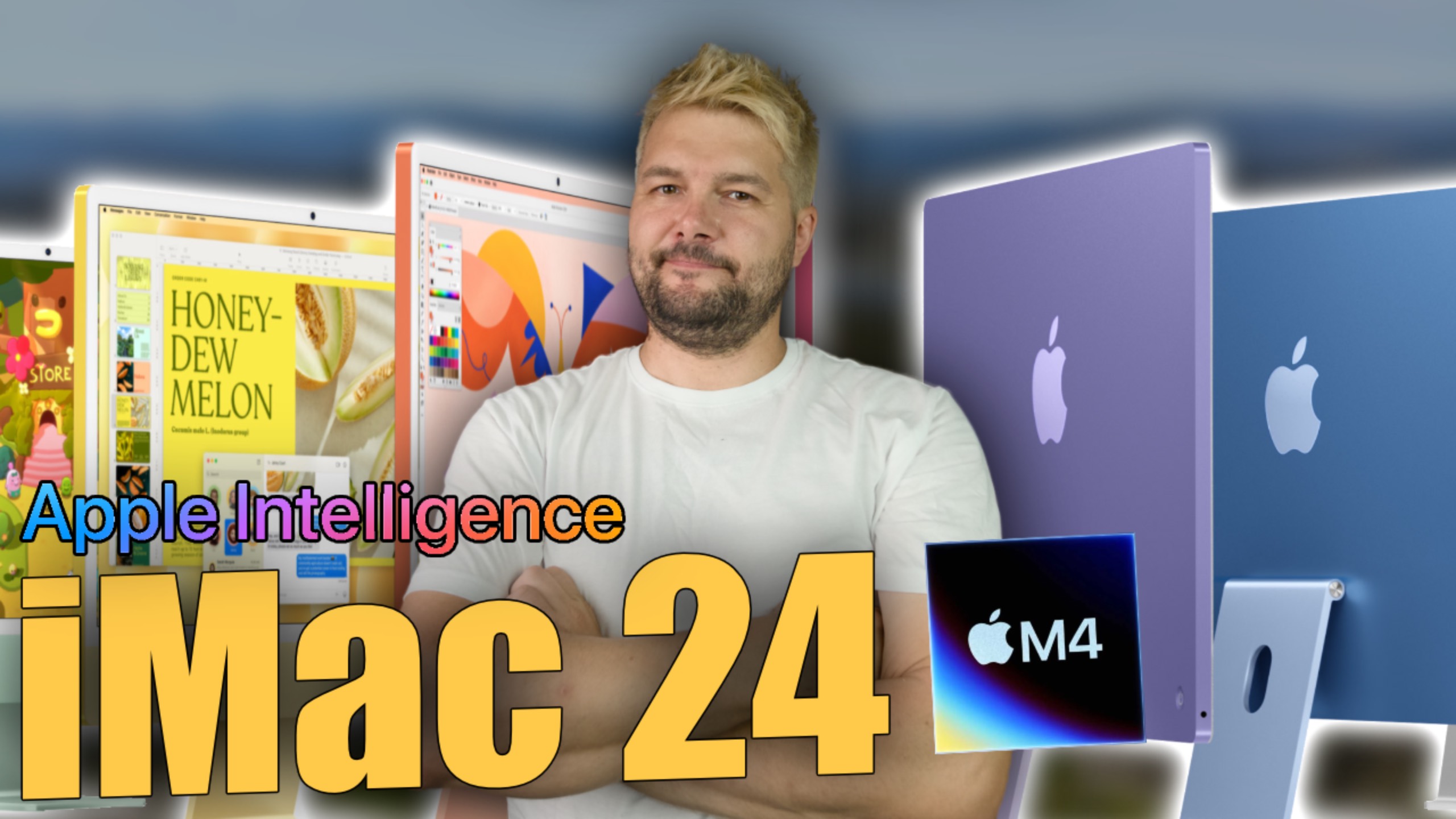 Apple анонсирует новый 24-дюймовый M4 iMac! смотреть онлайн