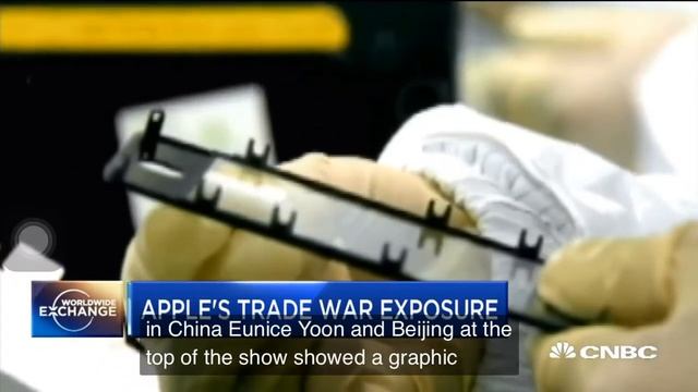 A US - China trade war would hurt Apple's sales all over the world смотреть онлайн