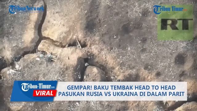 Gempar! Baku Tembak Head to Head Pasukan Rusia vs Ukraina di Dalam Parit смотреть онлайн