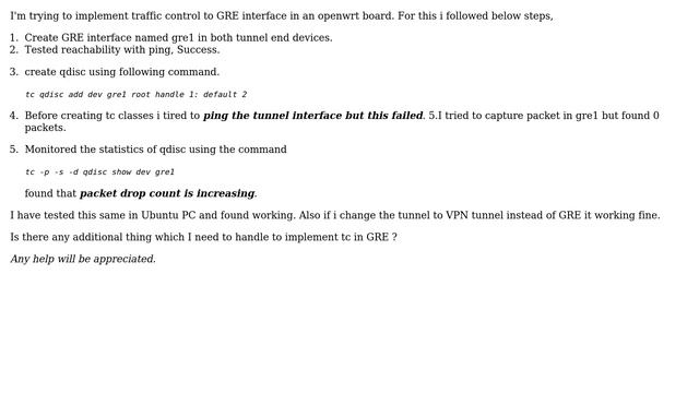 tc qdisc with GRE in openwrt смотреть онлайн