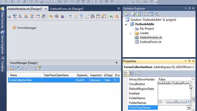 Outlook Explorer regions: DockBottom region (VB.NET, C#) смотреть онлайн