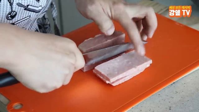 간단하고 맛있는 햄 요리 3가지~ 3 kinds of ham cooking recipe, korea food recipe [강쉪] смотреть онлайн