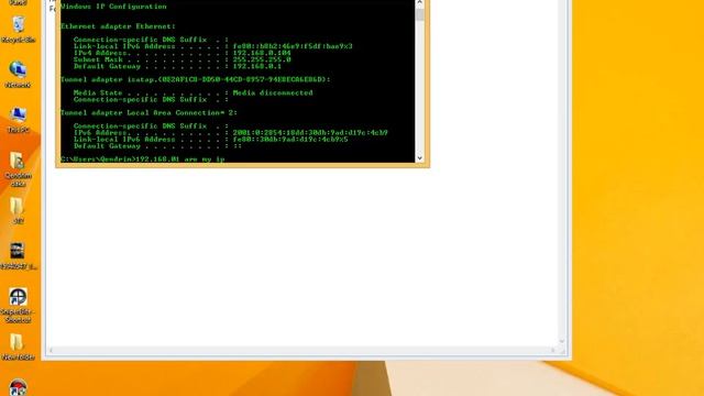 How to find your Wifi ip adress on Windows 8.1 смотреть онлайн