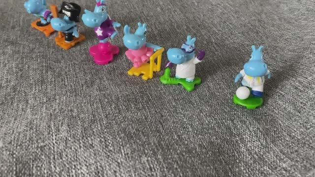 Обзор игрушек киндер-бегемотики. Собрали всю коллекцию! смотреть онлайн