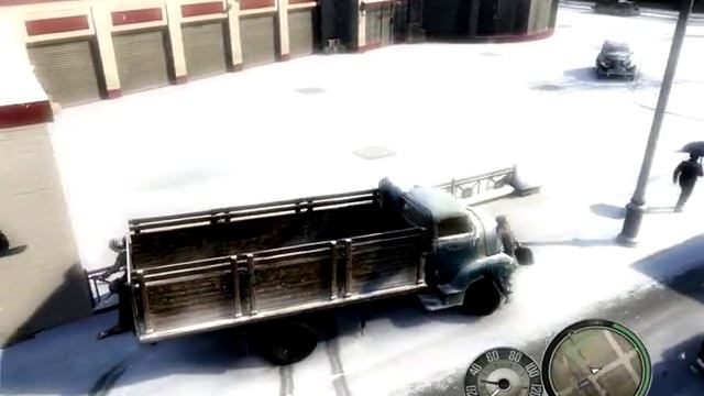 Mafia 2 - Баба зацепилась за грузовик смотреть онлайн