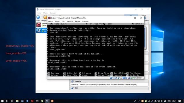 Cara Installasi vsftpd di Debian смотреть онлайн