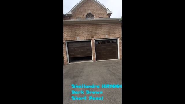 Easy Flip Garage Doors - AMARR HERITAGE HR1000 / SHORT PANEL DESIGN WITH WINDOWS/ DARK BROWN 8' X 7 смотреть онлайн