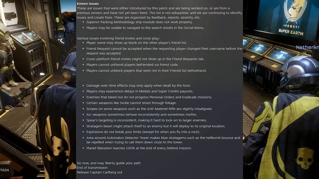 HELLDIVERS 2 - PASSIVE FIX, STABILITY ADJUSTMENTS AND MORE!! | Patch 1.000.203 смотреть онлайн