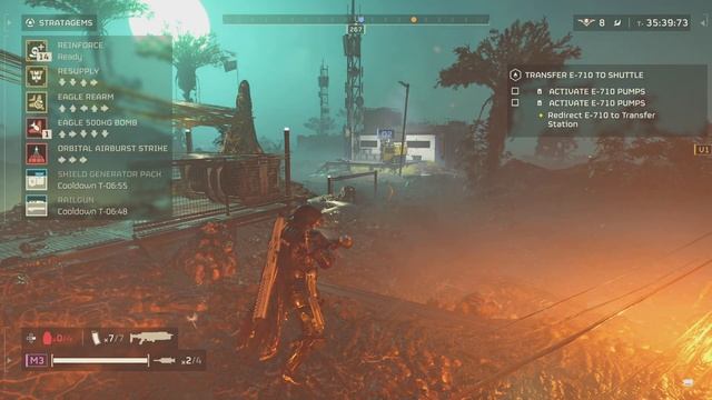 I 500KG my friend on HellDivers 2 смотреть онлайн