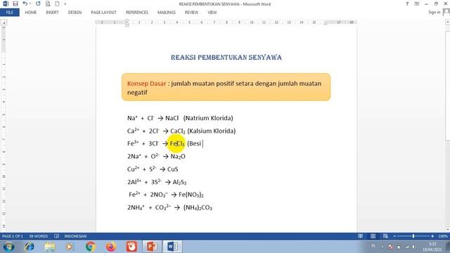 Reaksi Pembentukan Senyawa смотреть онлайн