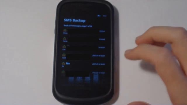 Tutorial: How to backup text messages (SMS) on Windows Phone 7 смотреть онлайн