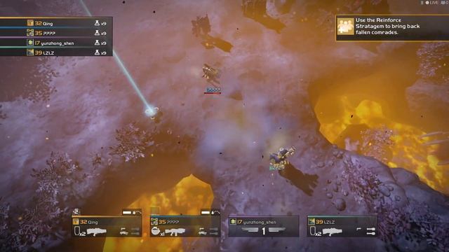 helldivers gameplay pc level 15 team play #4 vs Cyborg смотреть онлайн