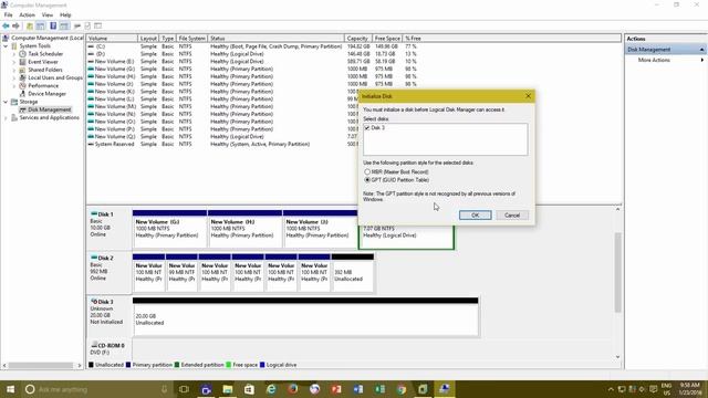 How to Partition Hard Disk Drive in Windows 10 Tutorial | Step by Step смотреть онлайн