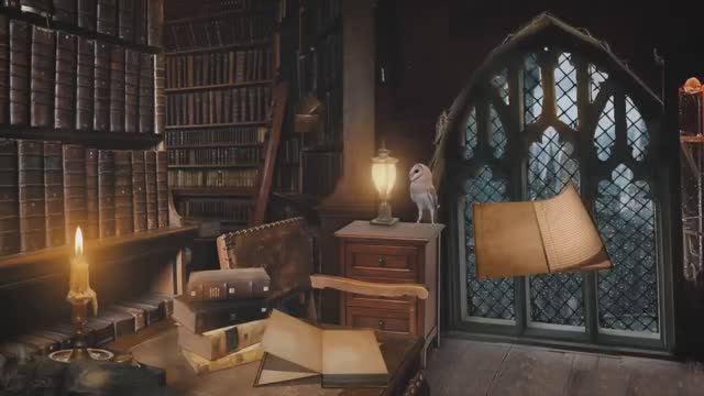 Hogwarts 📚Учебное занятие [ASMR] Дождливое окно ⚡ Атмосфера, вдохновленная Гарри Поттером смотреть онлайн