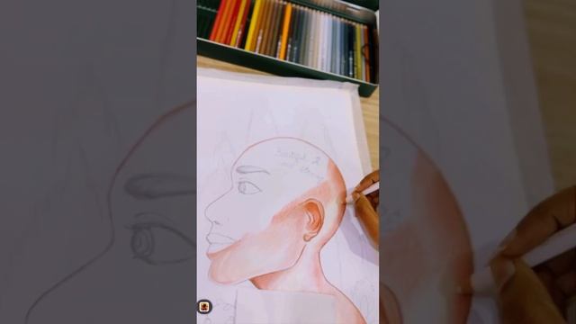 Empowering Beauty:Cancer Awareness Sketch |Strength, Hope & Resilience in Color #spreadingawareness смотреть онлайн