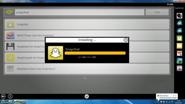 How to Download Snapchat For PC Free Using BlueStacks 2015 смотреть онлайн
