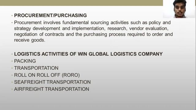 FINAL PRESENTATION LOGISTIC MANAGEMENT (WIN GLOBAL LOGISTIC) смотреть онлайн