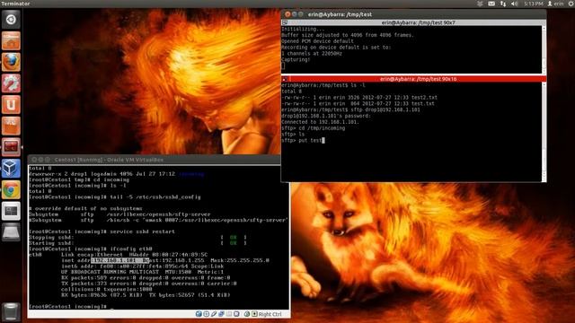 Setting file permissions for files transferred via SFT смотреть онлайн