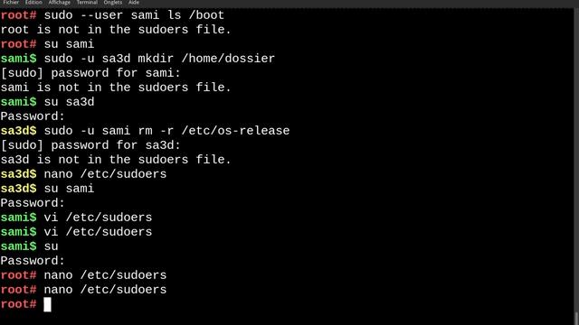 Les permissions dans Linux : La Commande sudo [ -u ] (Partie 1) смотреть онлайн