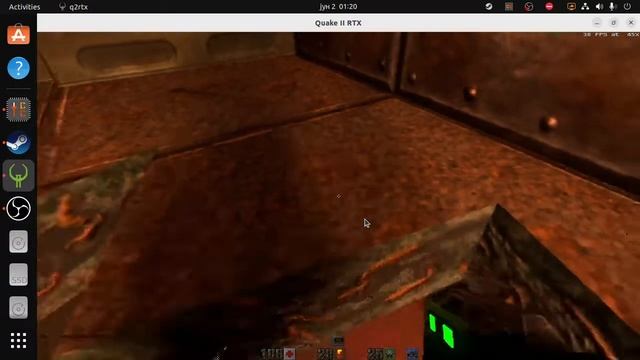 Quake 2 RTX AMD RX 580 8gb Ubuntu Mesa drivers with software raytracing support смотреть онлайн