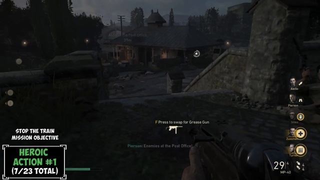 Call of Duty WW2 All Collectibles S.O.E. Mission (Mementos / Heroic Actions) смотреть онлайн