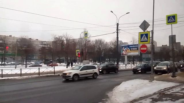 25.02.23 Трамвайный маршрут 7 борт. 7833 в Санкт-Петербурге. смотреть онлайн