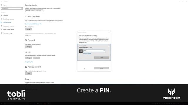 Predator x Tobii - How to get started with Windows Hello смотреть онлайн