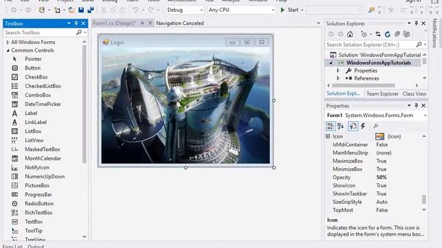 C # Tutorials part 7 first step to visual studio смотреть онлайн