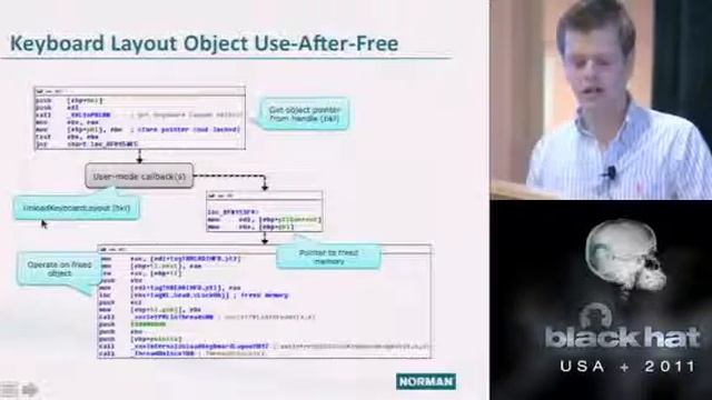 BlackHat 2011 - Kernel Attacks Through User-Mode Callbacks смотреть онлайн