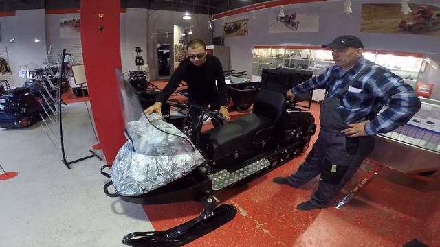 Миниснегоход ЕГЕРЬ - самая интересная новинка в линейке Бурлак 2019-2020 смотреть онлайн