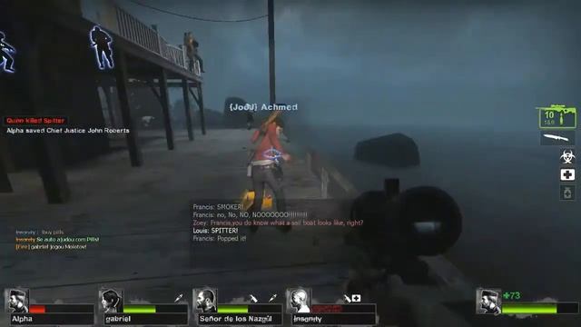 Left 4 Dead 2 - COOP 16 Players: Death Toll - Boathouse Finale - Expert - C&C #087 смотреть онлайн