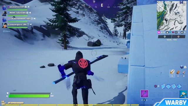 Open Frozen Loot Locations - Fortnite (Winterfest Challenge) смотреть онлайн