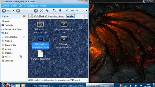 Como instalar el tema windows 7 para linux смотреть онлайн