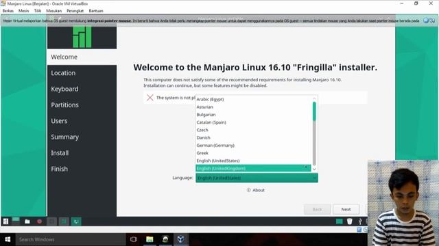Cara Menginstall Sistem Operasi Manjaro Linux Menggunakan Virtual Box смотреть онлайн