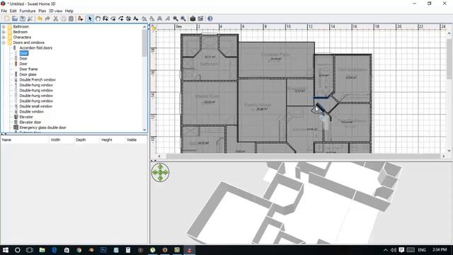 Sweet Home 3D Tutorial : Creating Floor Plan смотреть онлайн