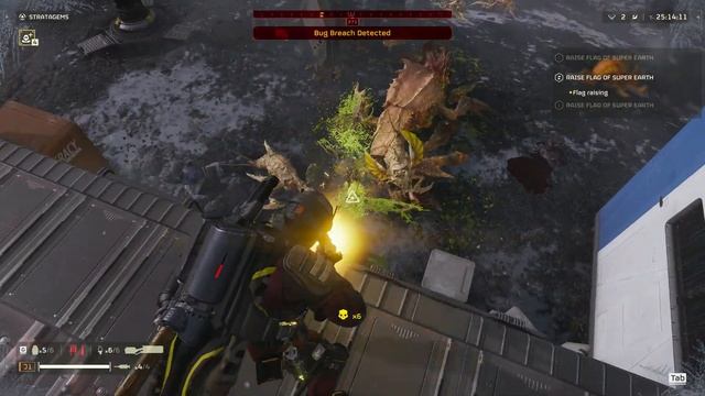 Helldivers 2 - Raise Flag of Super Earth Mission смотреть онлайн