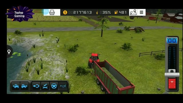 Harvesting Wheat in Farming Simulator 16 from your own form. #toplopgaming4M #fs16 смотреть онлайн
