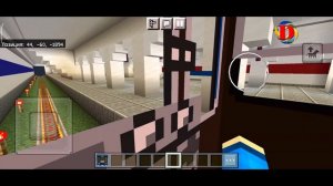 Вторая линия метро Питера в майнкрафт. SUBWAY IN MINECRAFT. Minecraft Builds: Metro Station